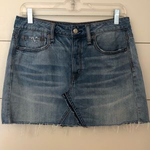 American Eagle Outfitters Distressed Denim Skirt!